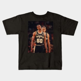 Twin Towers in The 1999 Finals - David Robinson Kids T-Shirt